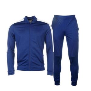 Full Sleeve Sports Tracksuit - Polyester, Sizes S-xl, Blue | Regular Slim Fit, Cool Max, Casual Wear For All Ages